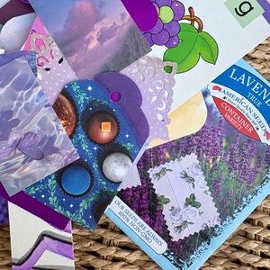 Mini Purple Junk Journal Pack 💜 Paper, Stickers & Ephemera!